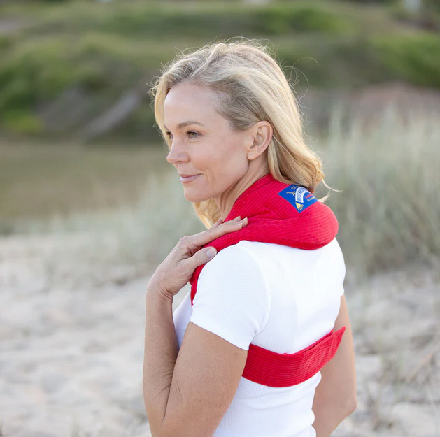 HEAT WHEAT NECK AND BACK THERAPY WRAP